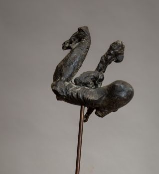 null Arthur SPRONCKEN (1930-2018) "Cavalier" Bronze.