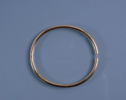 RING BRACELET in 18 ct gold, with internal...