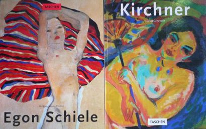 null [Kirchner, Schiele] Lot de deux livres monographiques comprenant: GRISEBACH...