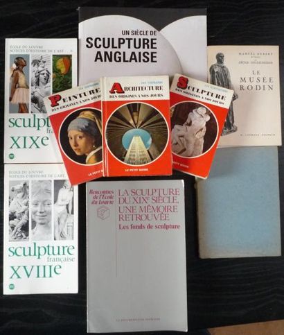 null Lot de 9 livres: AUBERT Marcel et GOLDSCHEIDER Cécile, "Le musée Rodin", H....