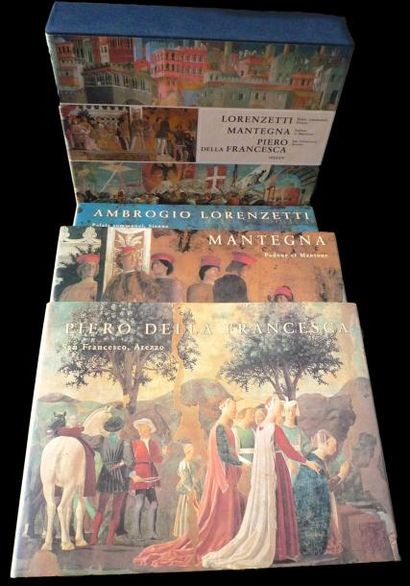 [Renaissance] Lot de 3 livres dans un étui: STARN Randolph, "Ambrogio Lorenzetti...