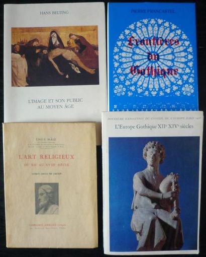 null [Art Gothique] Lot de 4 livres: Collectif, "L'europe gothique XII-XIV siècles....