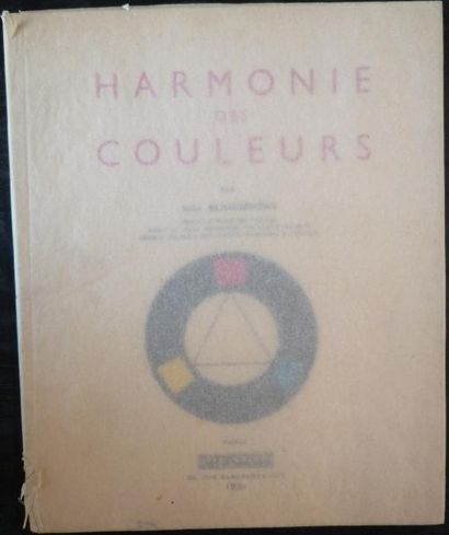 BEAUDENEAU Julie "Harmonie des couleurs", Dunod, 1951, 49 p, état moyen 108 g