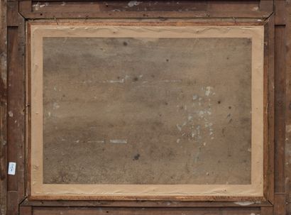 null Charles CARLOS-LEFEBVRE (1853-1938) "Paysage" Huile sur carton. 52 x 72 cm....