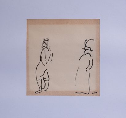 null Albert MARQUET (1875-1954)

"Femme au chapeau et homme bras croisés derrière...