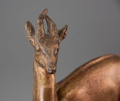 null Alfred Auguste JANNIOT(1889-1969)

« Petite Antilope » Cornes se touchant

Belle...