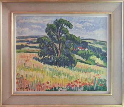 null Louis NEILLOT (1898-1973) "Paysage d'été" Huile sur toile signée en bas à gauche....