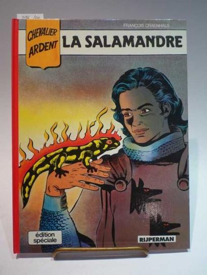 CRAENHALS "CHEVALIER ARDENT, La Salamandre", éd. Rijperman. ES 1988, dos rouge. usures...