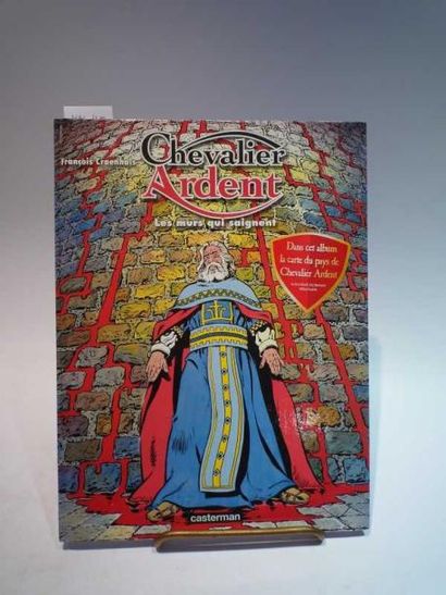 CRAENHALS "CHEVALIER ARDENT, Les murs qui saignent" , Casterman. EO 2001 et carte...