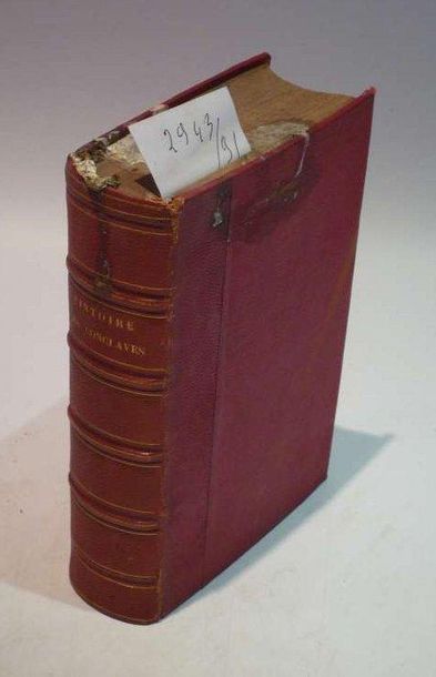 null "Histoire des conclaves" Cologne, 1703. 1 volume, abîmé et sale