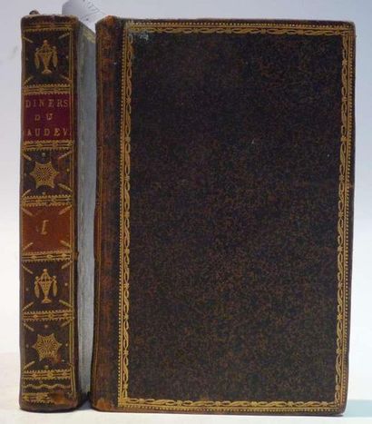 null "Les diners du Vaudeville" Paris, Huet, An 5. 2 volumes, reliures abîmées