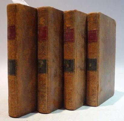 VIRGILE "Oeuvres" Paris, Le Normand, 1804. 4 volumes, reliures abîmées