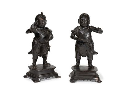 CHINE - XIXe siècle

Deux enfants en bronze...