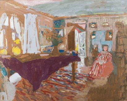 null Edouard Vuillard (1868-1940)

Madame Vuillard dans son salon, rue de Calais,...