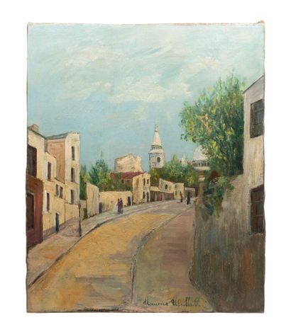 Maurice Utrillo (1883 - 1955)

Rue de l'Abreuvoir...