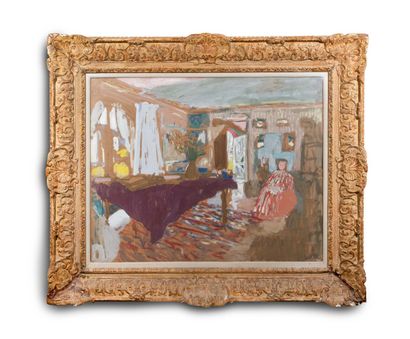 null Edouard Vuillard (1868-1940)

Madame Vuillard dans son salon, rue de Calais,...