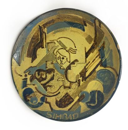 null D'après Ann DANGAR (1885-1951) & Albert GLEIZES 

Simbad

Plat circulaire en...