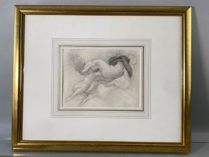 null Richard GUINO (1890-1973)

Angel and Nun 

Graphite drawing on beige paper

Stamped...