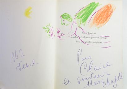 null Marc CHAGALL (1887-1985) "Vitraux pour Jérusalem pour Claire, 1962"

Pastel...