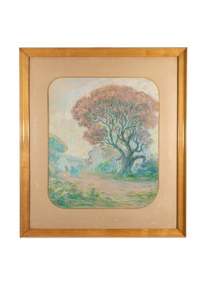 null Claude Émile SCHUFFENECKER (1851-1934)

Landscape with a tree

Pastel on paper

Monogram...