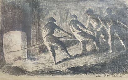 null Maximilien LUCE (1858-1941) 

A brick oven, planing

Lithograph

27,5 x 44,5...