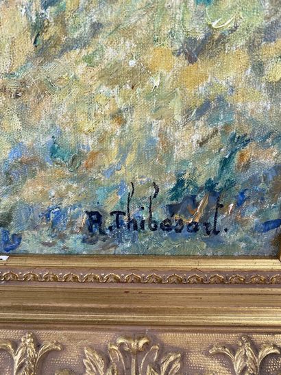null Raymond THIBÉSART (1874-1968)

Cerisier en fleurs

Huile sur toile

Signée en...