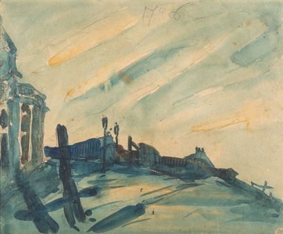 null FRANK-WILL (1900-1951) 

Landscape 

Watercolor on paper

19.5 X 23.5 cm.