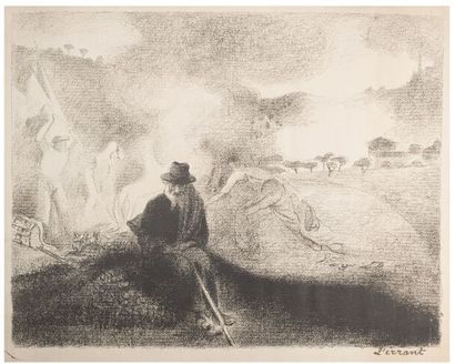 null Maximilien LUCE (1858-1941) 

The Wanderer

Lithograph 

Titled in the plate

45,5...