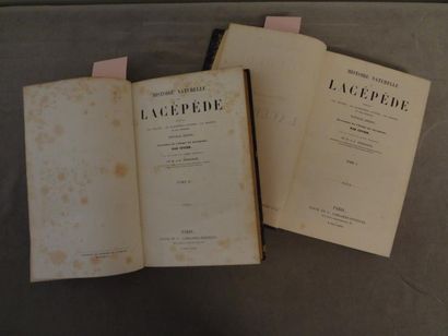 null [LACEPEDE (comte de 1756 -1825)] Histoire naturelle de lacepede. Paris, FURNE,...