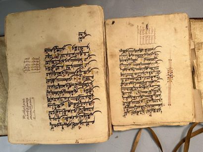 null Coran complet et son étui, Afrique Sub-Saharien, fin XIXe siècle

Texte en arabe...