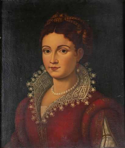 null Ecole italienne du XIXe siècle 

« Portrait de femme de qualité »

Huile sur...