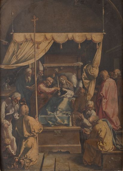 null Ecole Allemande du XVIème siècle, d'après Albrecht DURER

« La mort de la vierge...