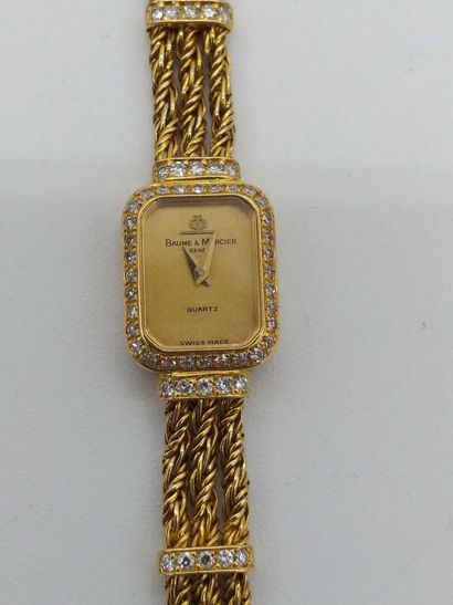 null Baume et Mercier

Montre bracelet de dame en or jaune 750°/00, boitier en or,...