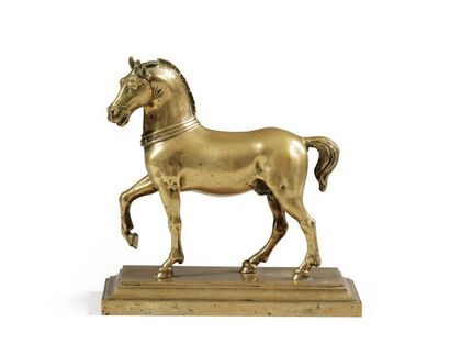 null Cheval de Saint Marc

Venise, XIXe siècle, d'après l'Antique

Statuette en bronze...