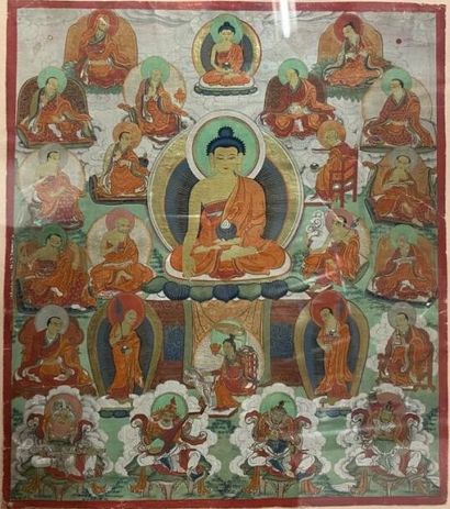 Thangka

Chine, XIXème siècle

Bouddha Shakyamuni...