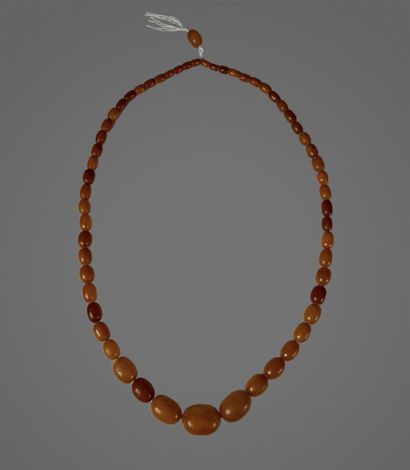 null Necklace made of amber beads

PB : 42.4 gr