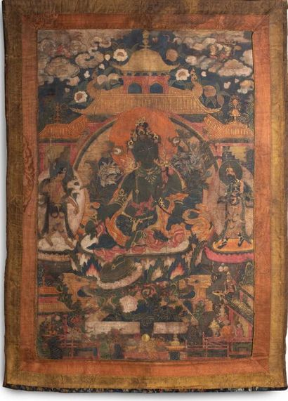 Thangka

Tibet, XVIIIE siècle

Tara verte

Détrempe...