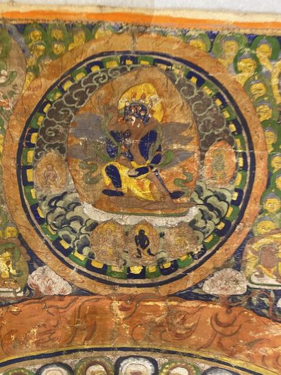 null TANGKA SHOWING A WRATHFUL DEITY

TIBET, 18th/19th century 

distemper on canvas,...