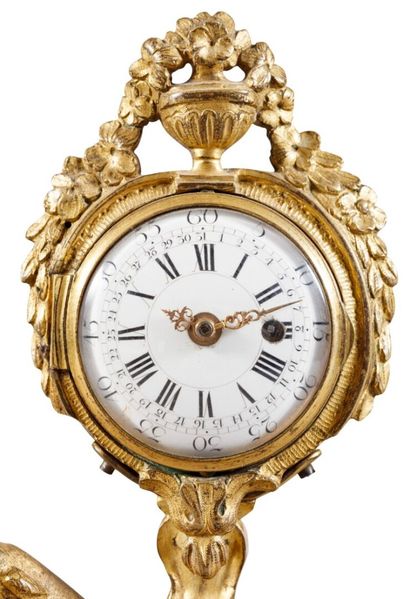 null Porte-montre en bronze doré inspiré d'un modèle de Giambologna

Fin de l'époque...
