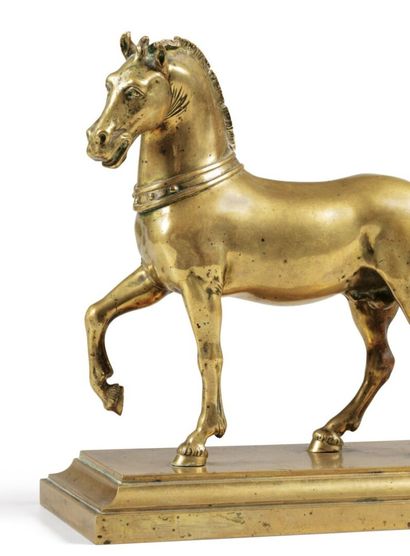 null Cheval de Saint Marc

Venise, XIXe siècle, d'après l'Antique

Statuette en bronze...