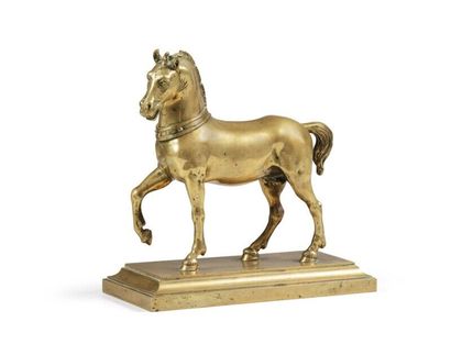 null Cheval de Saint Marc

Venise, XIXe siècle, d'après l'Antique

Statuette en bronze...