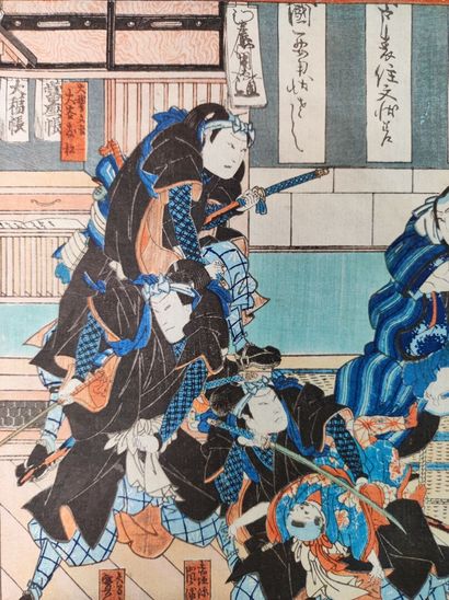 null Yoshitaki (1841-1899)

Oban yoko-e, samouraï

22,5 x 34,2 cm à vue