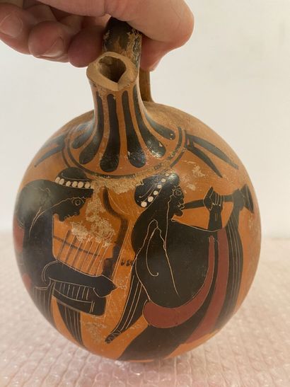 null CORYNTHIAN ARYBALL

PAINTED TERRACOTTA

Greece, 5th century BC or later

decorated...