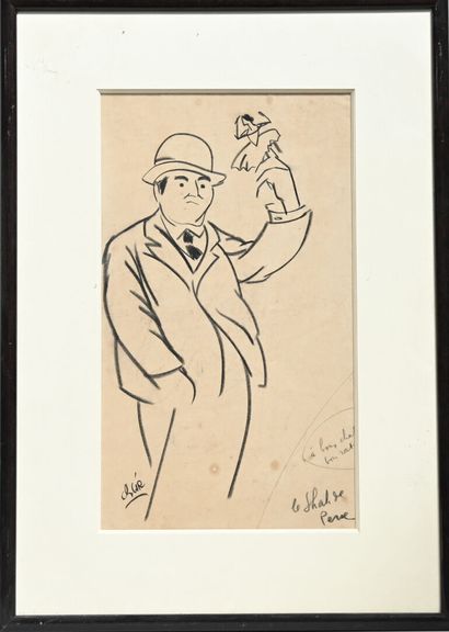 null Charles Félix GIR (1883-1941) Deux dessins

"Le Schah de Perse" Fusain sur papier...