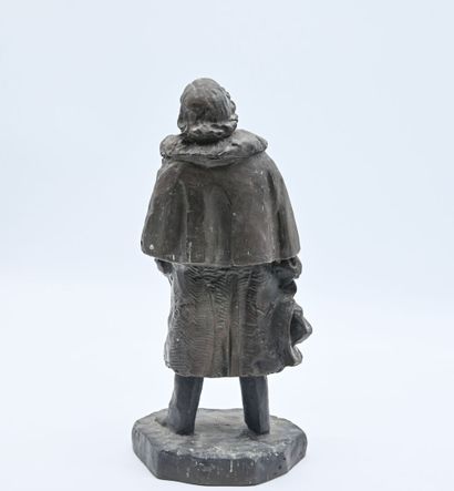 null Charles Félix GIR (1883-1941) "Max Dearly au chapeau" Bronze signé sur la base...