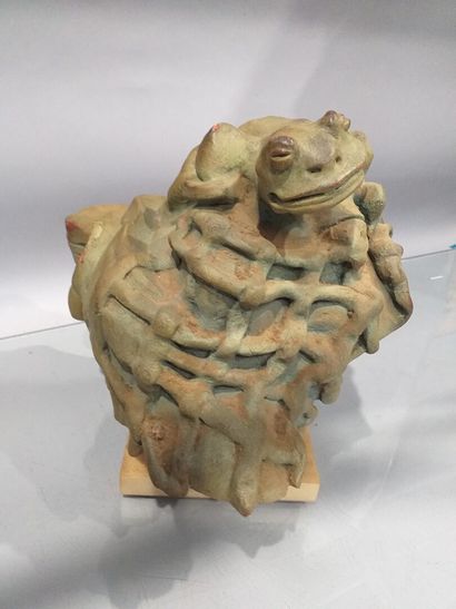 null Olivier MATTEI

Visage de lutin surmonté d'une grenouille

Sculpture en plâtre...