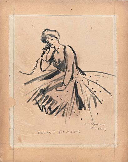 null Le mariage de Gir, deux dessins :

Ricardo FLORES (1878-1918) "Fermé pour cause...