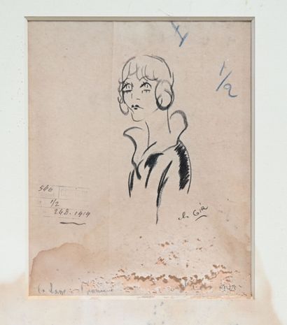 null Charles Félix GIR (1883-1941) Quatre dessins

"Portrait de Jeanne Fusier-Gir"...