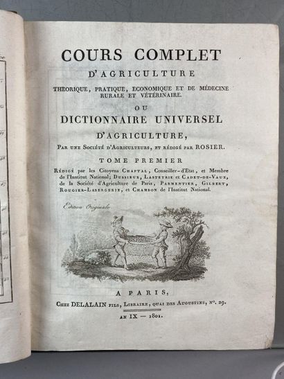 null Abbé ROZIER.
Cours complet d'Agriculture théorique, pratique, économique et...