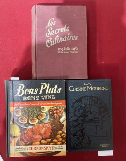null [GASTRONOMIE] Ensemble de 4 volumes 
 BRAIVE. Comment je cuisine. 1948, relié...